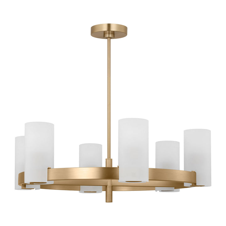 Visual Comfort Studio Canada - DJC1166SB - Six Light Chandelier - Rhode - Satin Brass