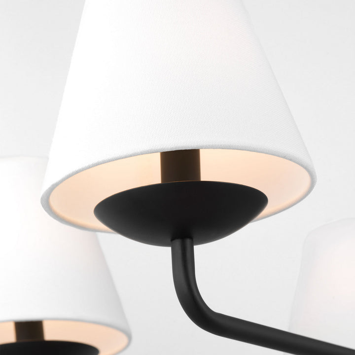 Visual Comfort Studio Canada - DJC1175MBK - Five Light Chandelier - Albion - Midnight Black