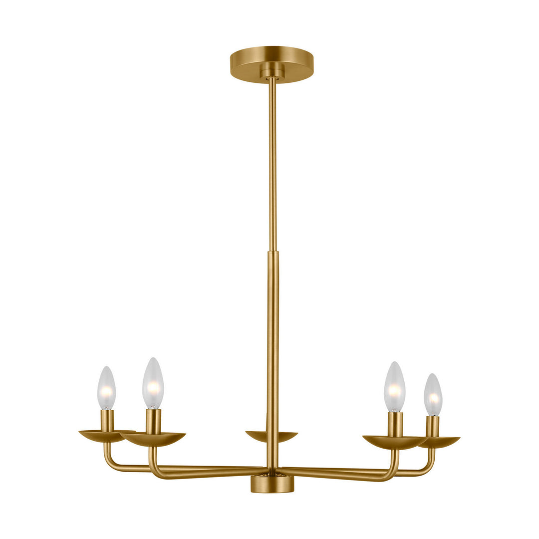 Visual Comfort Studio Canada - DJC1175SB - Five Light Chandelier - Albion - Satin Brass
