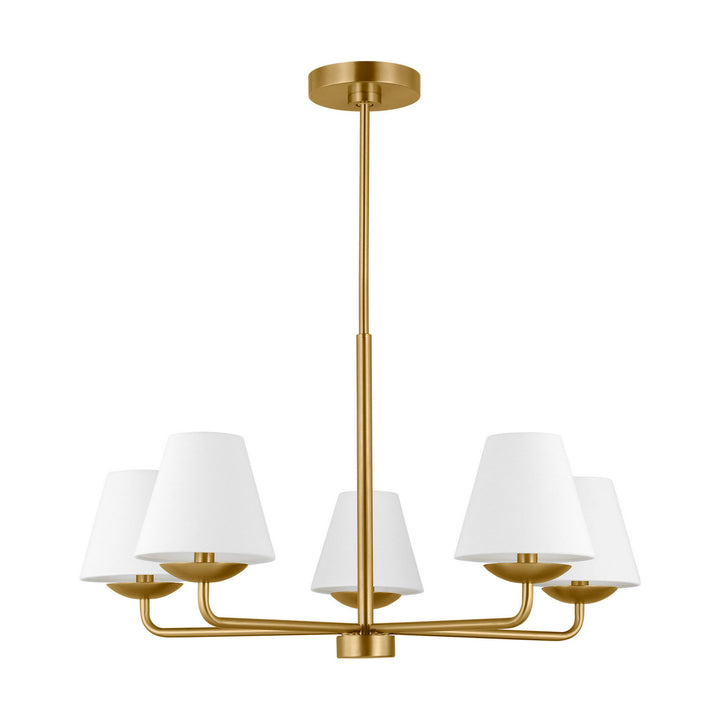Visual Comfort Studio Canada - DJC1175SB - Five Light Chandelier - Albion - Satin Brass