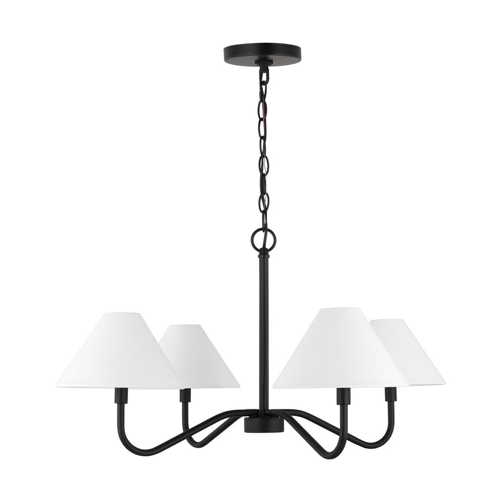 Visual Comfort Studio Canada - DJC1194MBK - Four Light Chandelier - Eldon - Midnight Black