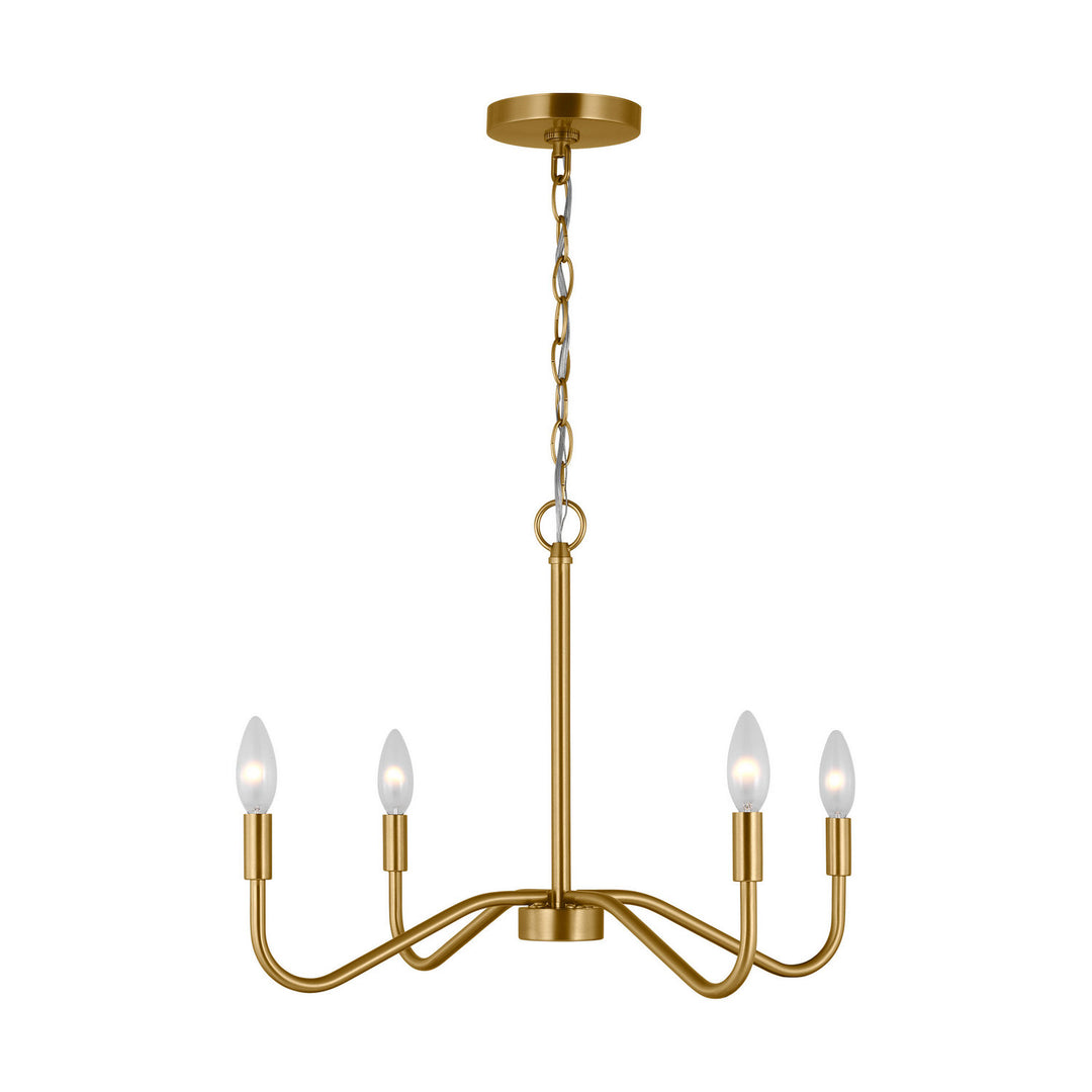 Visual Comfort Studio Canada - DJC1194SB - Four Light Chandelier - Eldon - Satin Brass