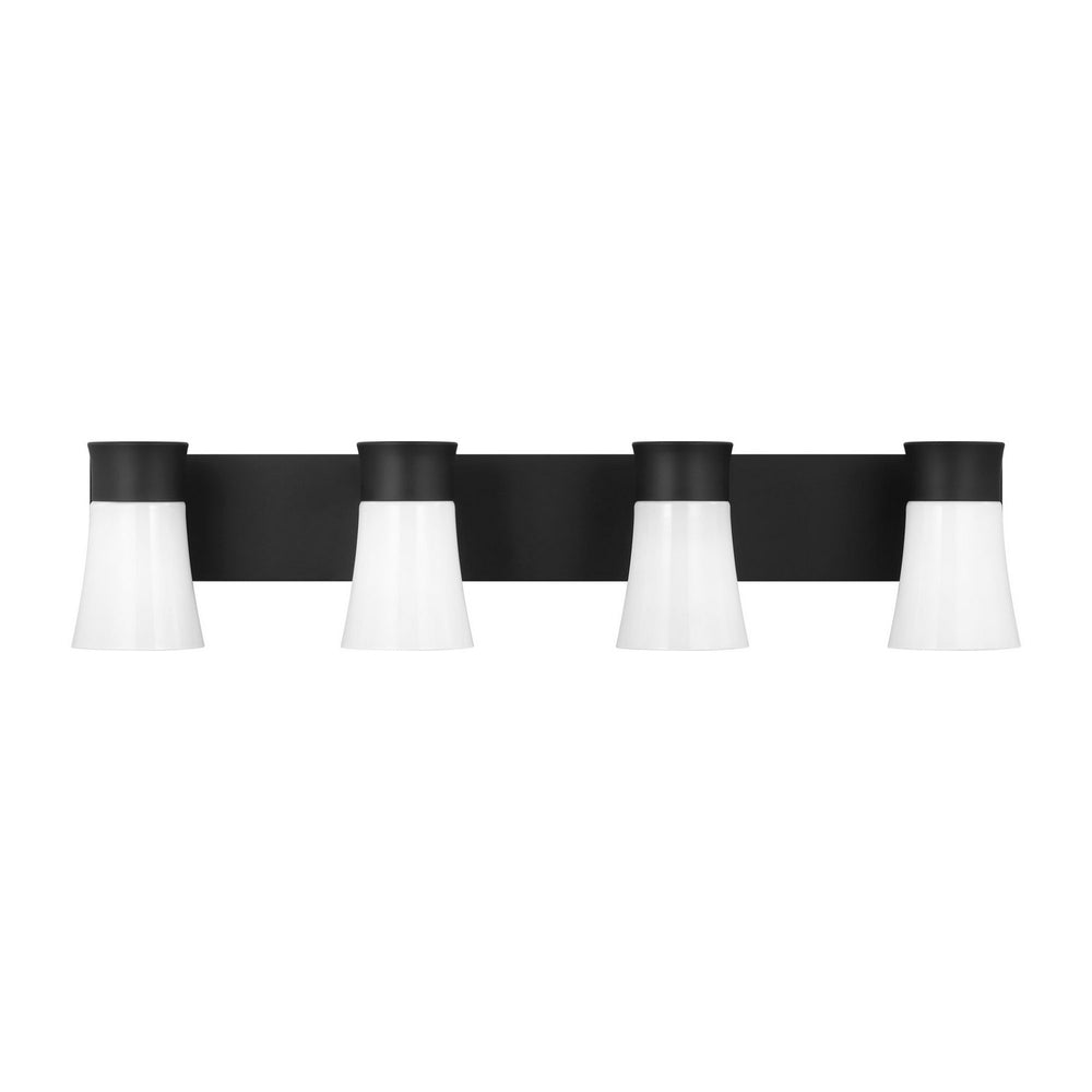 Visual Comfort Studio Canada - DJV1084MBK - Four Light Vanity - Roy - Midnight Black