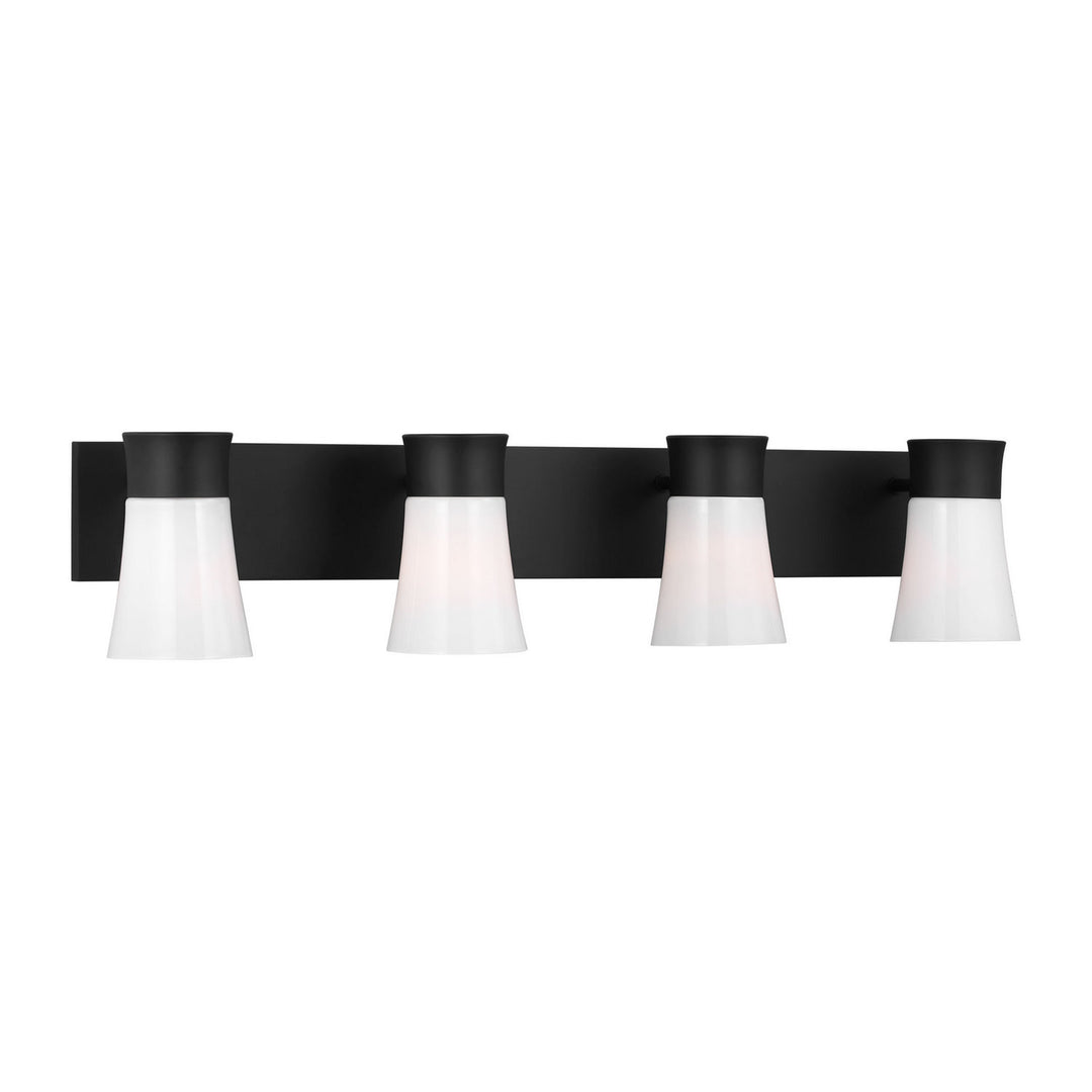Visual Comfort Studio Canada - DJV1084MBK - Four Light Vanity - Roy - Midnight Black