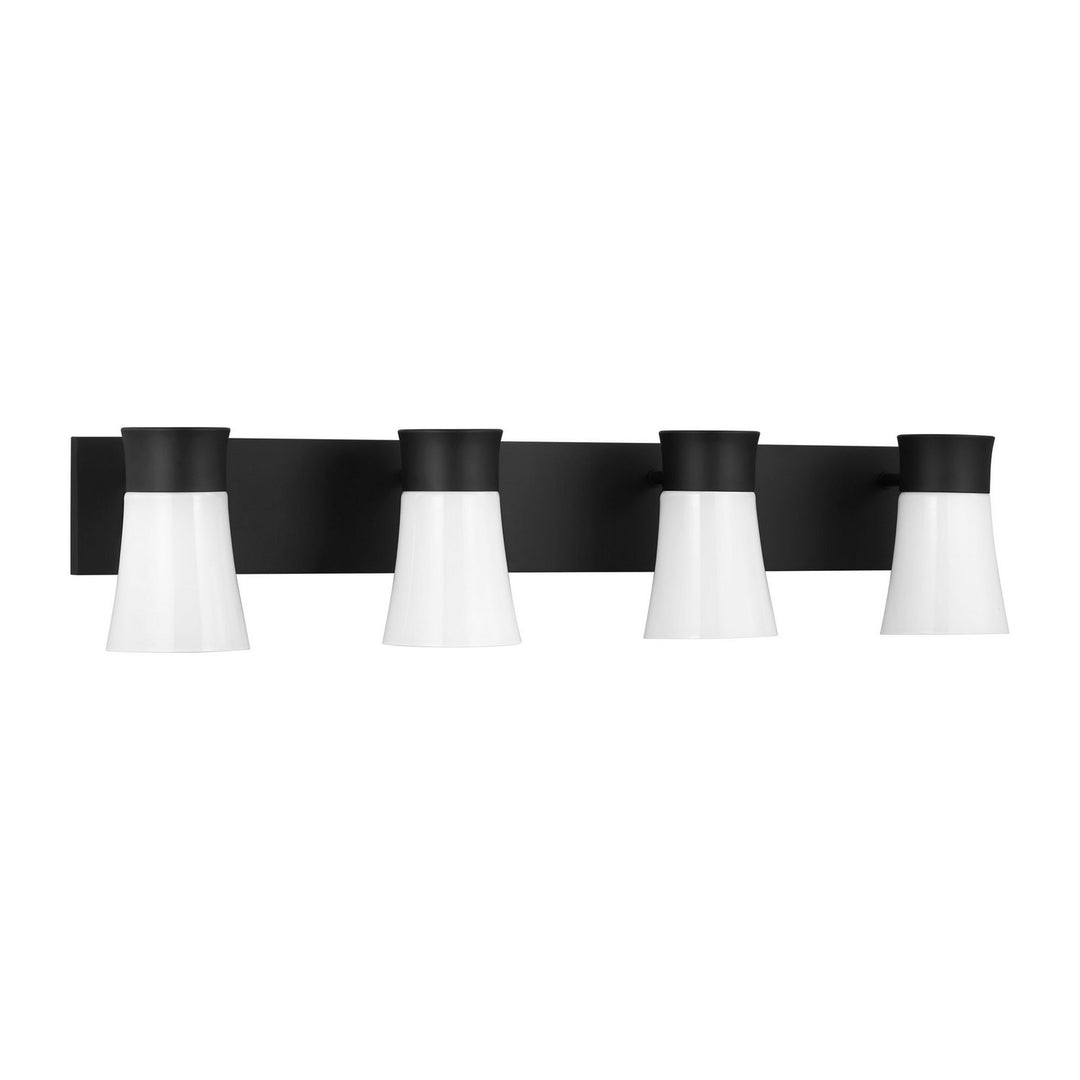 Visual Comfort Studio Canada - DJV1084MBK - Four Light Vanity - Roy - Midnight Black