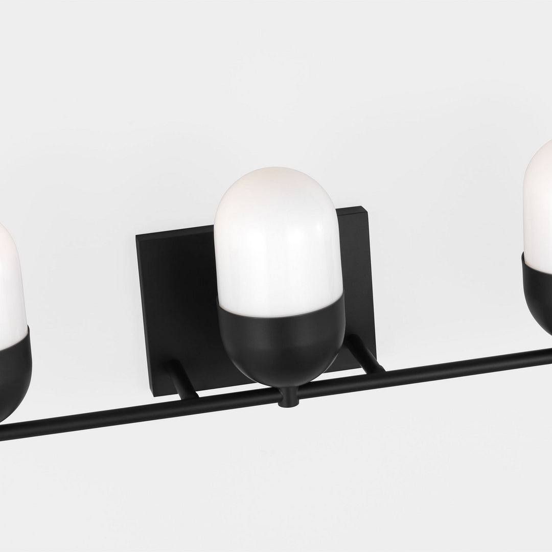 Visual Comfort Studio Canada - DJV1093MBK - Three Light Vanity - Foster - Midnight Black