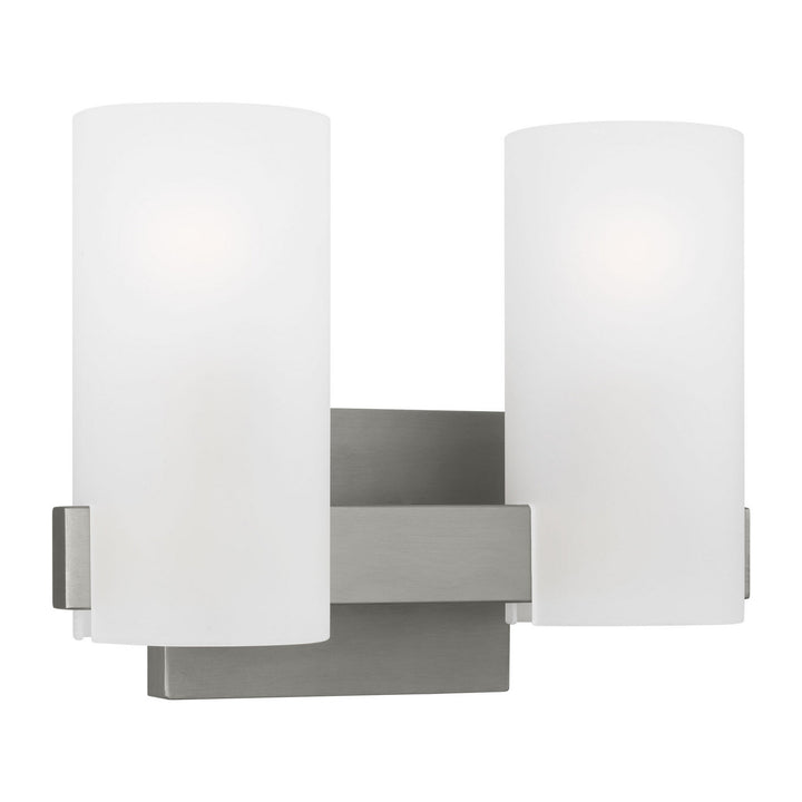 Visual Comfort Studio Canada - DJV1102BS - Two Light Vanity - Rhode - Brushed Steel
