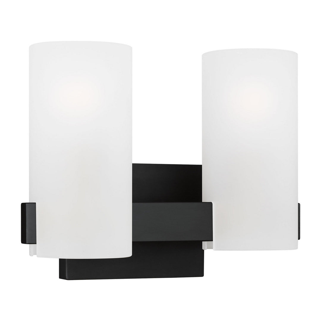 Visual Comfort Studio Canada - DJV1102MBK - Two Light Vanity - Rhode - Midnight Black