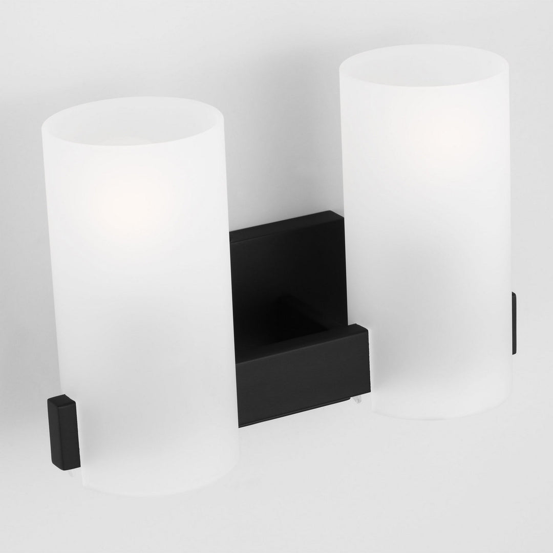 Visual Comfort Studio Canada - DJV1102MBK - Two Light Vanity - Rhode - Midnight Black