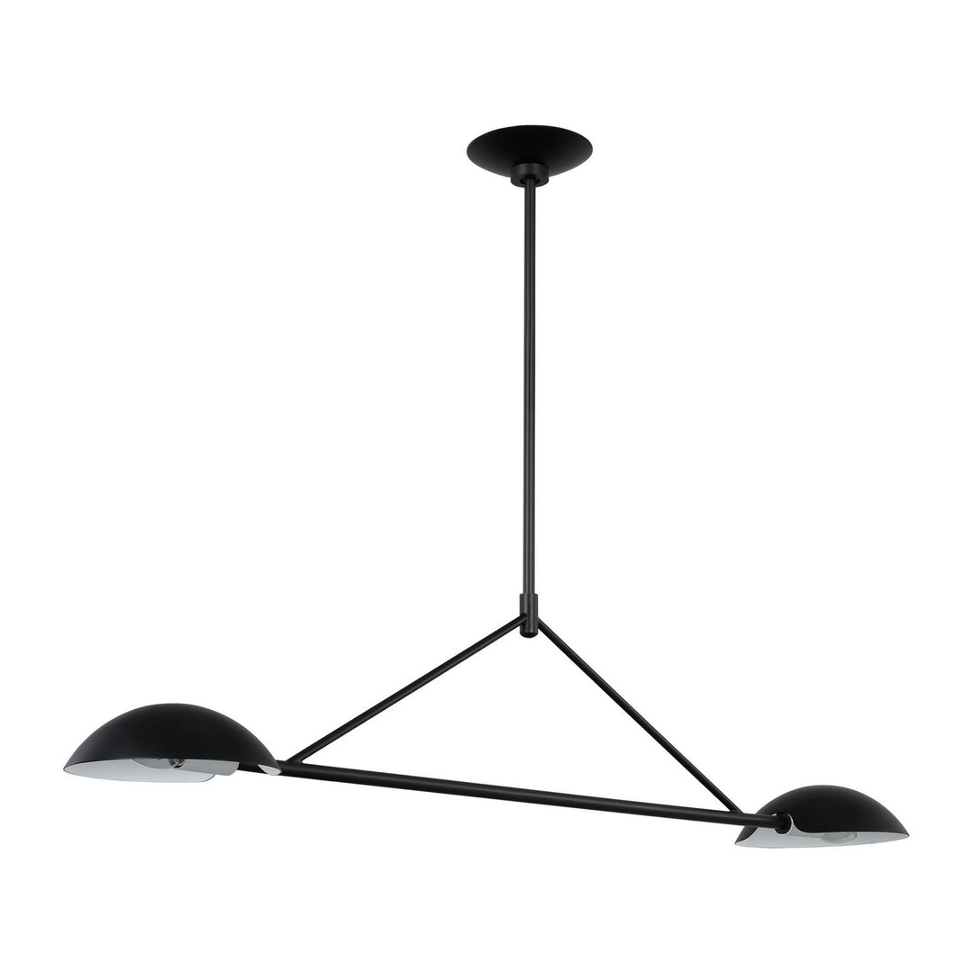 Visual Comfort Studio Canada - EC1292AI - Two Light Linear Chandelier - Nevel - Aged Iron