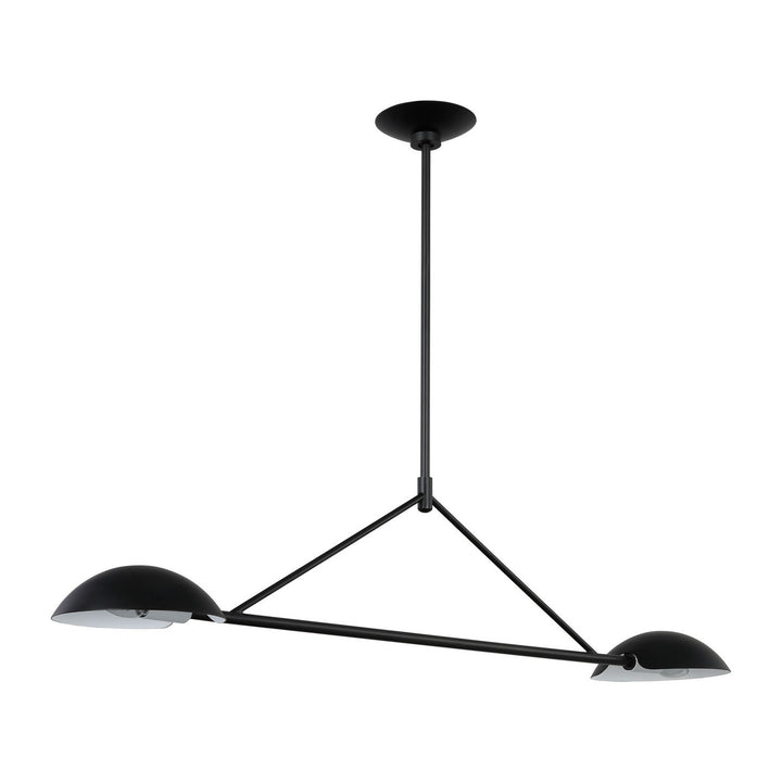 Visual Comfort Studio Canada - EC1292AI - Two Light Linear Chandelier - Nevel - Aged Iron