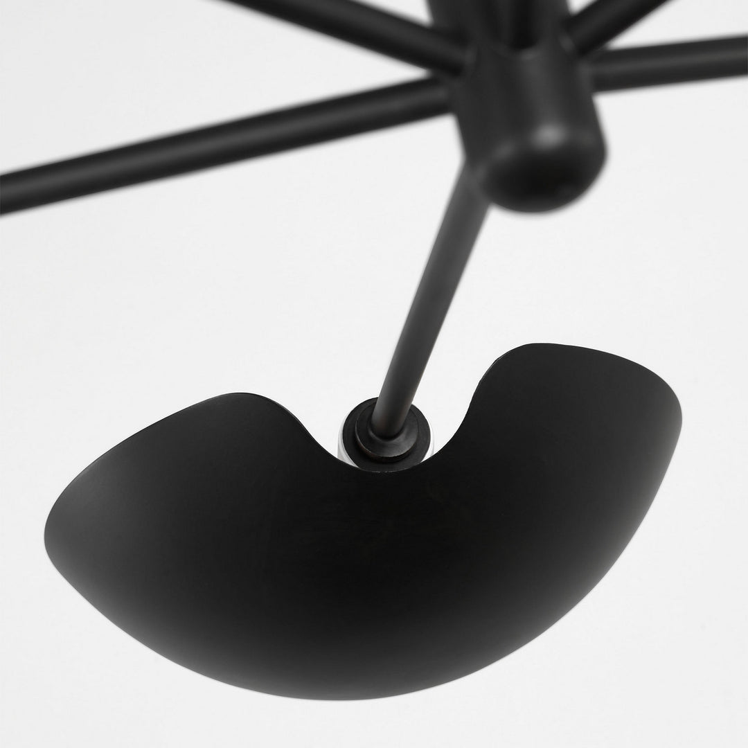 Visual Comfort Studio Canada - EC1306AI - Six Light Chandelier - Nevel - Aged Iron
