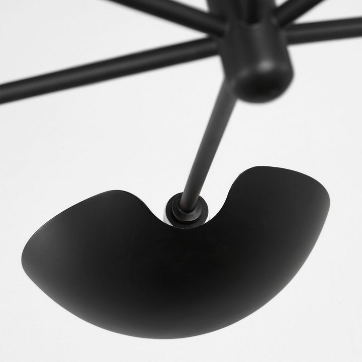 Visual Comfort Studio Canada - EC1306AI - Six Light Chandelier - Nevel - Aged Iron