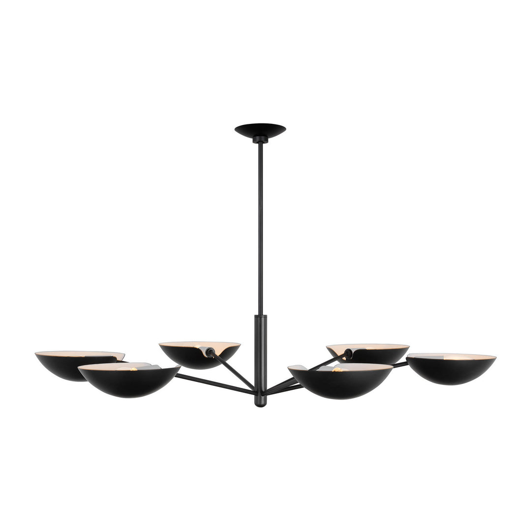 Visual Comfort Studio Canada - EC1306AI - Six Light Chandelier - Nevel - Aged Iron