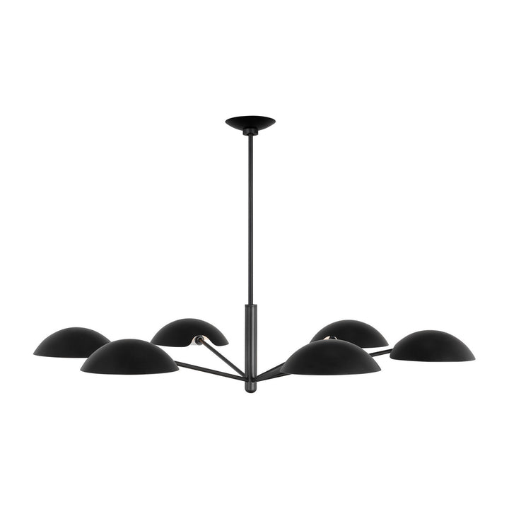 Visual Comfort Studio Canada - EC1306AI - Six Light Chandelier - Nevel - Aged Iron