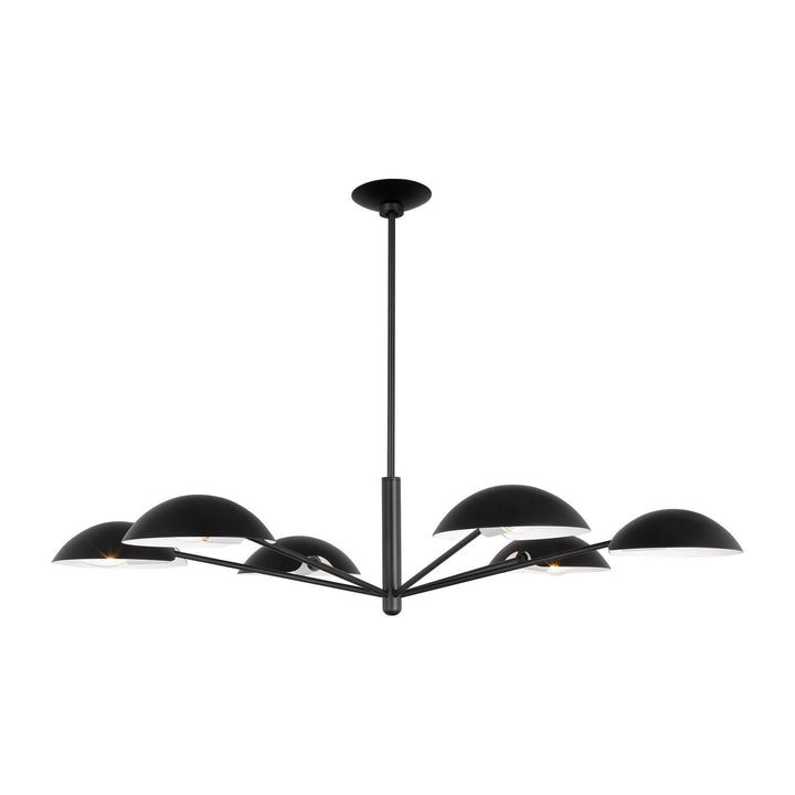 Visual Comfort Studio Canada - EC1306AI - Six Light Chandelier - Nevel - Aged Iron