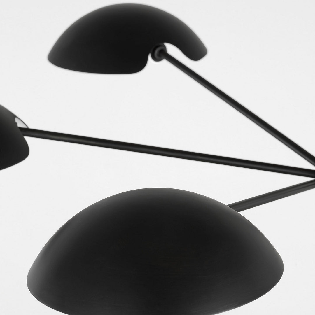Visual Comfort Studio Canada - EC1306AI - Six Light Chandelier - Nevel - Aged Iron