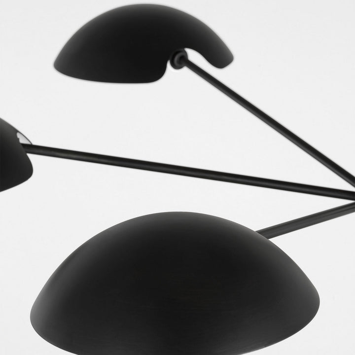 Visual Comfort Studio Canada - EC1306AI - Six Light Chandelier - Nevel - Aged Iron