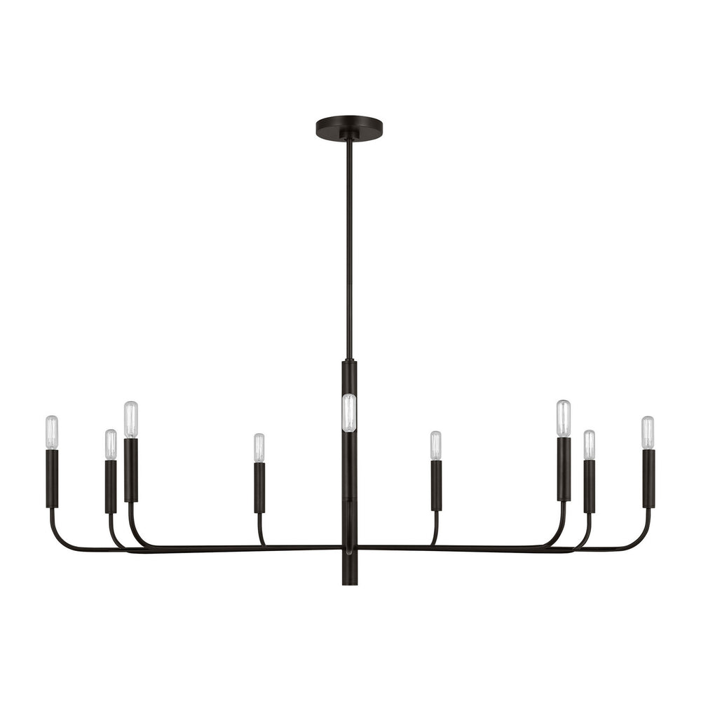 Visual Comfort Studio Canada - EC1319AI - Nine Light Chandelier - Brianna - Aged Iron