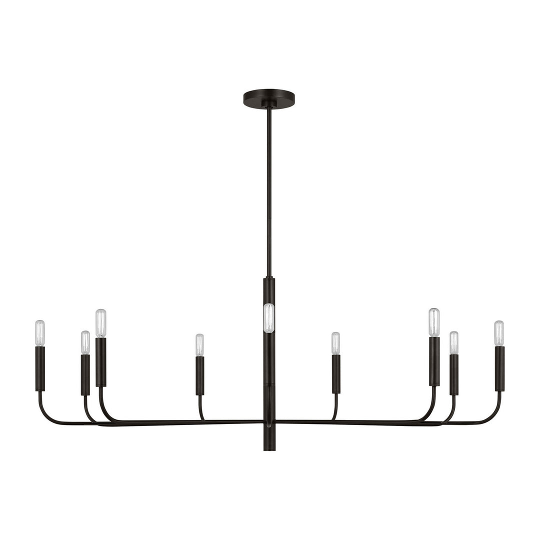 Visual Comfort Studio Canada - EC1319AI - Nine Light Chandelier - Brianna - Aged Iron