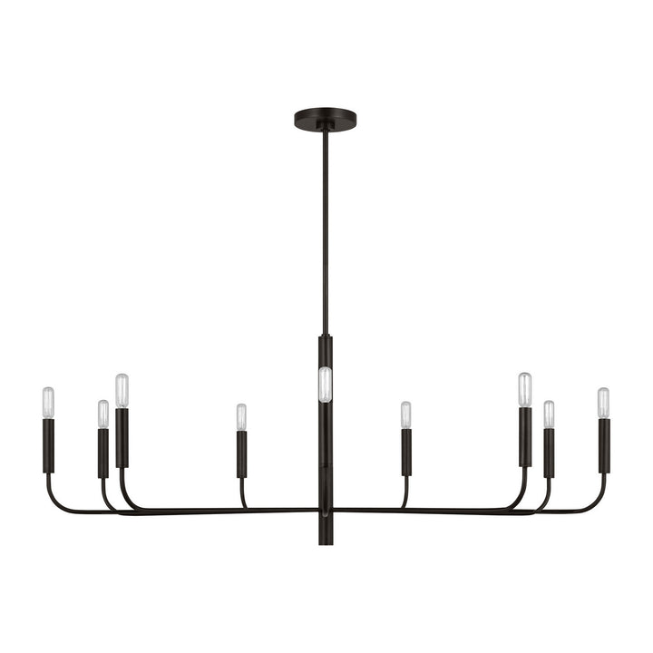 Visual Comfort Studio Canada - EC1319AI - Nine Light Chandelier - Brianna - Aged Iron