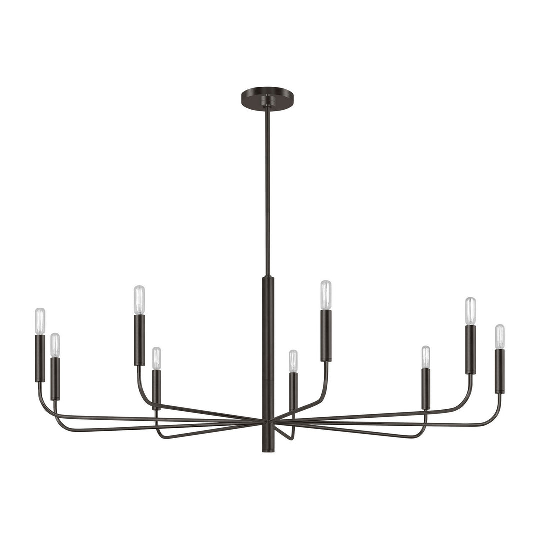Visual Comfort Studio Canada - EC1319AI - Nine Light Chandelier - Brianna - Aged Iron