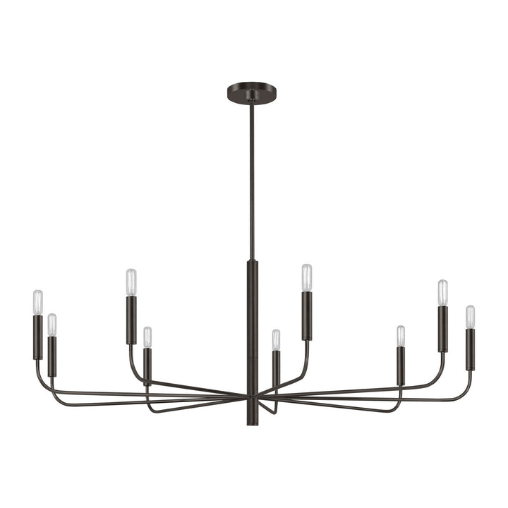 Visual Comfort Studio Canada - EC1319AI - Nine Light Chandelier - Brianna - Aged Iron