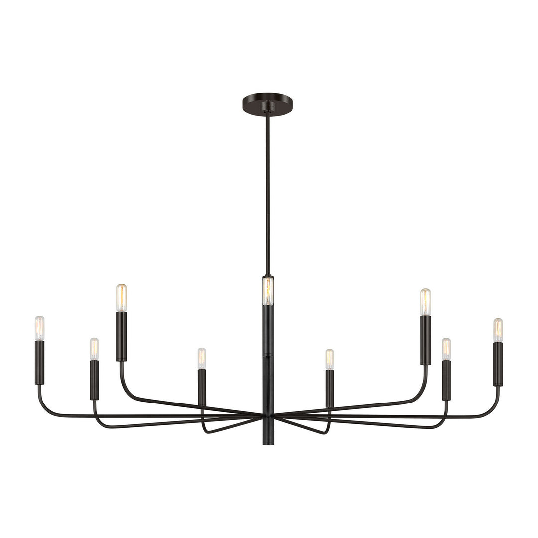 Visual Comfort Studio Canada - EC1319AI - Nine Light Chandelier - Brianna - Aged Iron