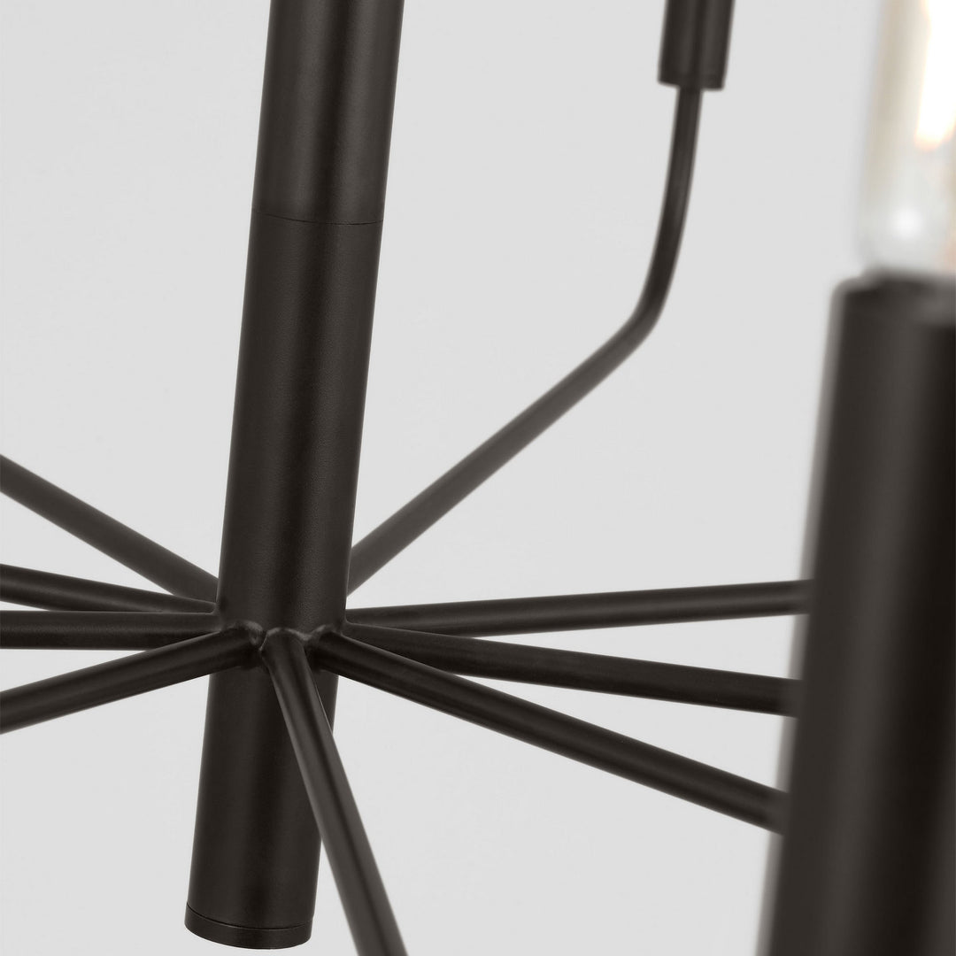 Visual Comfort Studio Canada - EC1319AI - Nine Light Chandelier - Brianna - Aged Iron