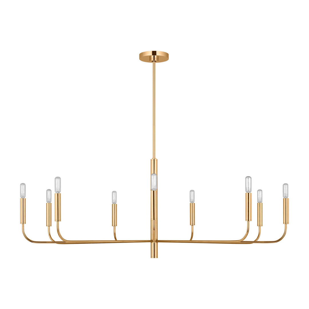 Visual Comfort Studio Canada - EC1319BBS - Nine Light Chandelier - Brianna - Burnished Brass