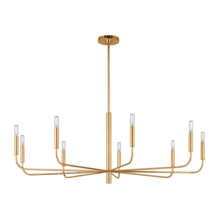 Visual Comfort Studio Canada - EC1319BBS - Nine Light Chandelier - Brianna - Burnished Brass