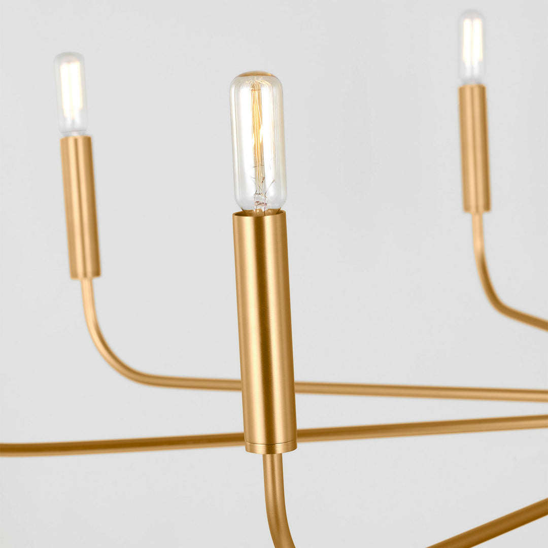 Visual Comfort Studio Canada - EC1319BBS - Nine Light Chandelier - Brianna - Burnished Brass