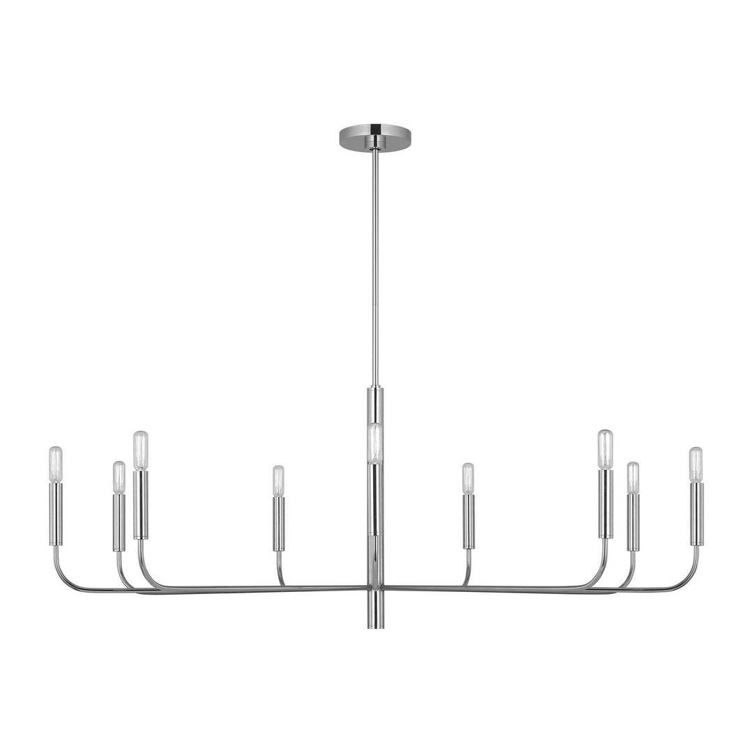 Visual Comfort Studio Canada - EC1319PN - Nine Light Chandelier - Brianna - Polished Nickel