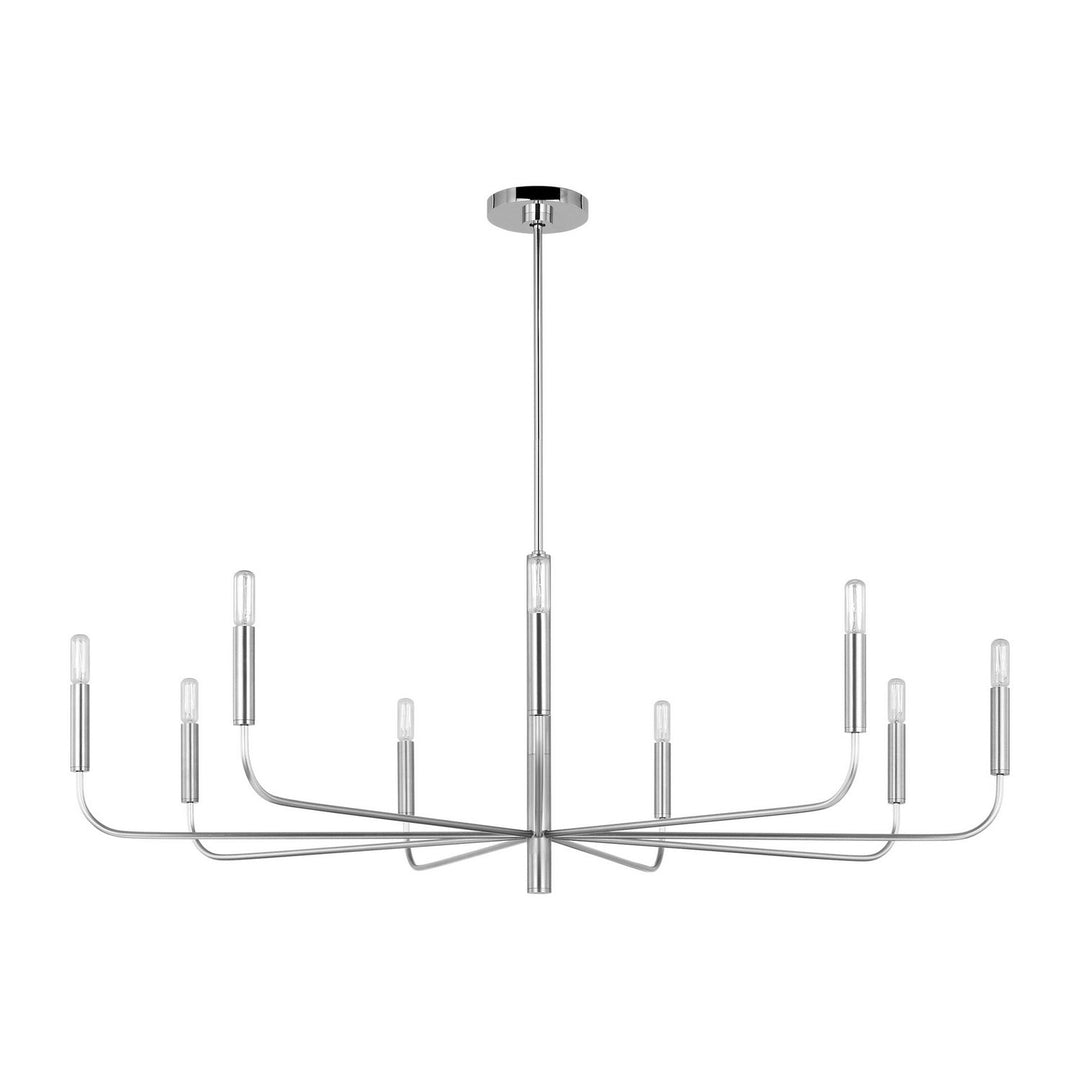 Visual Comfort Studio Canada - EC1319PN - Nine Light Chandelier - Brianna - Polished Nickel
