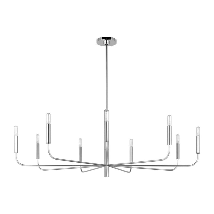 Visual Comfort Studio Canada - EC1319PN - Nine Light Chandelier - Brianna - Polished Nickel