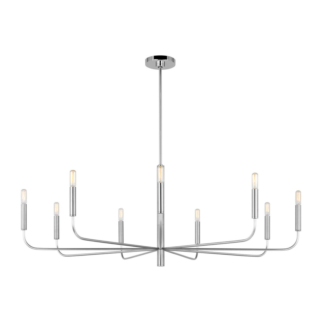 Visual Comfort Studio Canada - EC1319PN - Nine Light Chandelier - Brianna - Polished Nickel