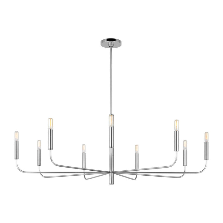 Visual Comfort Studio Canada - EC1319PN - Nine Light Chandelier - Brianna - Polished Nickel