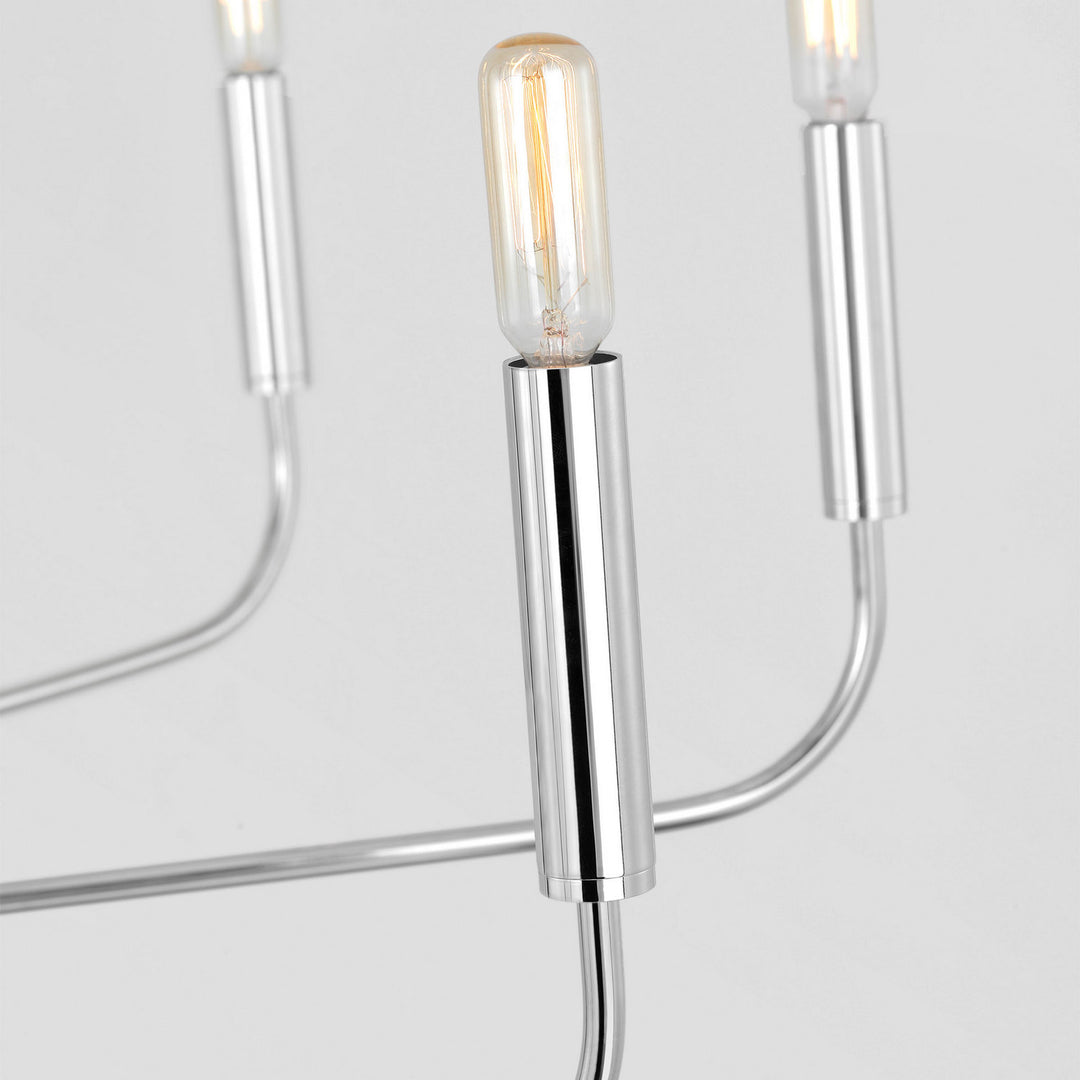 Visual Comfort Studio Canada - EC1319PN - Nine Light Chandelier - Brianna - Polished Nickel