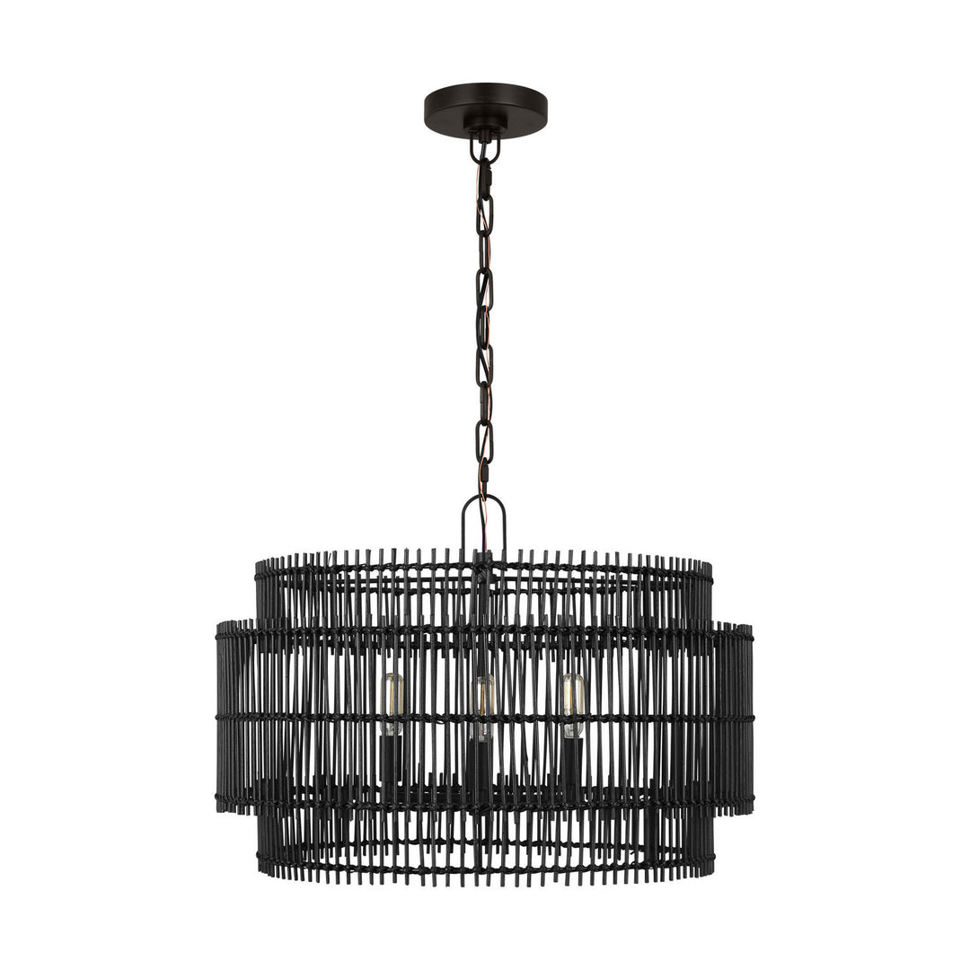 Visual Comfort Studio Canada - EP1394AI - Four Light Pendant - Elio - Aged Iron