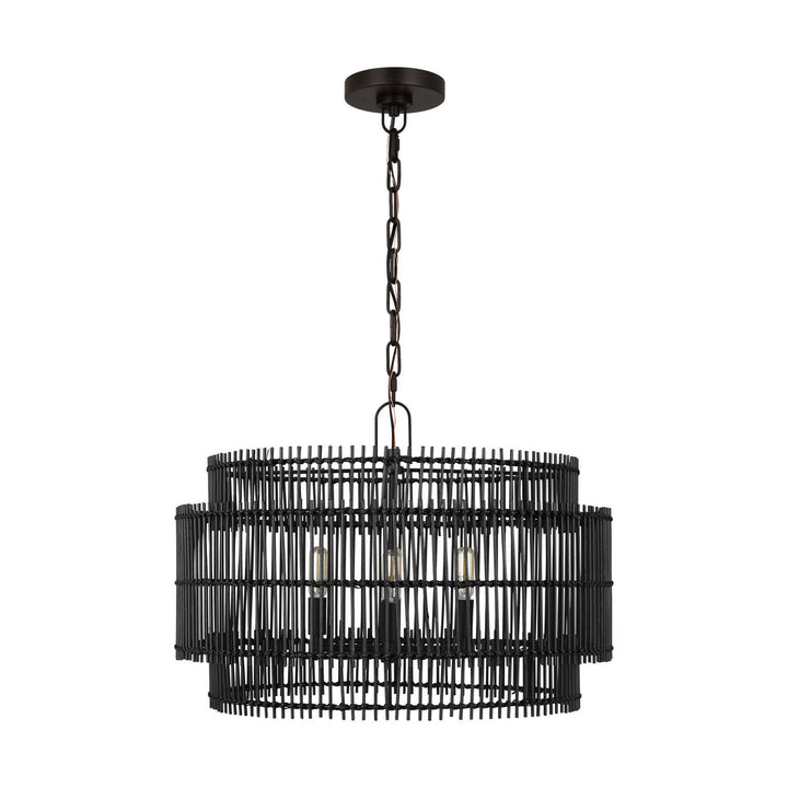 Visual Comfort Studio Canada - EP1394AI - Four Light Pendant - Elio - Aged Iron