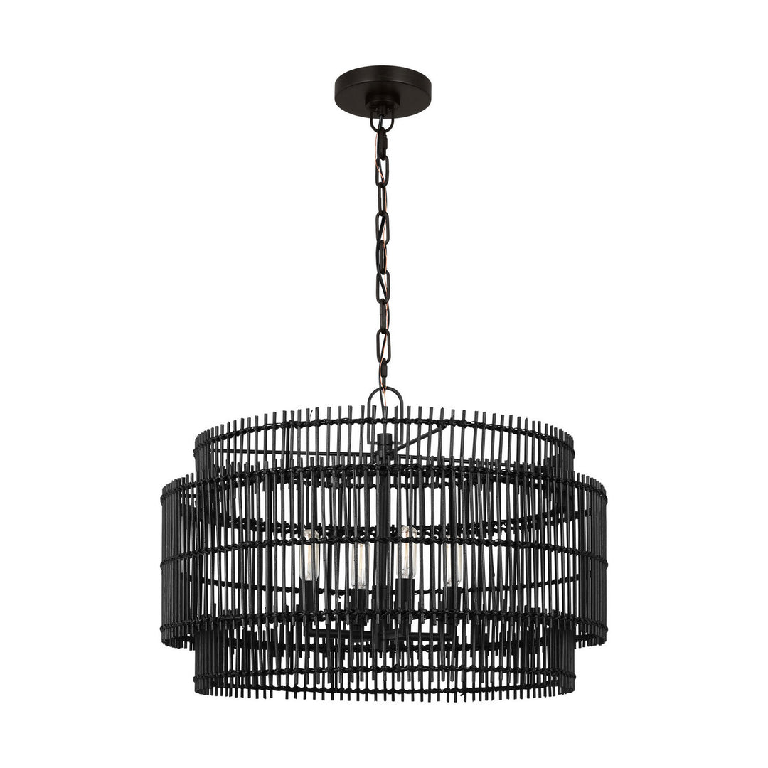 Visual Comfort Studio Canada - EP1394AI - Four Light Pendant - Elio - Aged Iron