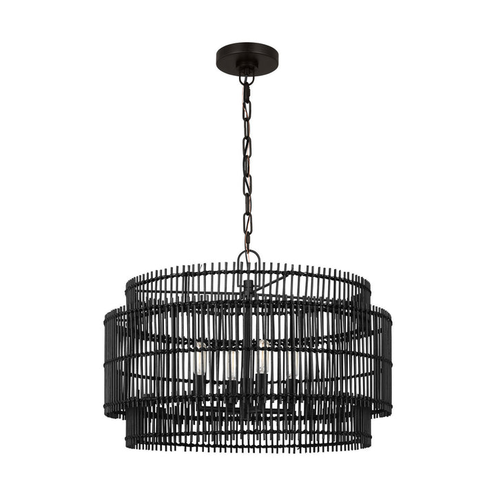 Visual Comfort Studio Canada - EP1394AI - Four Light Pendant - Elio - Aged Iron