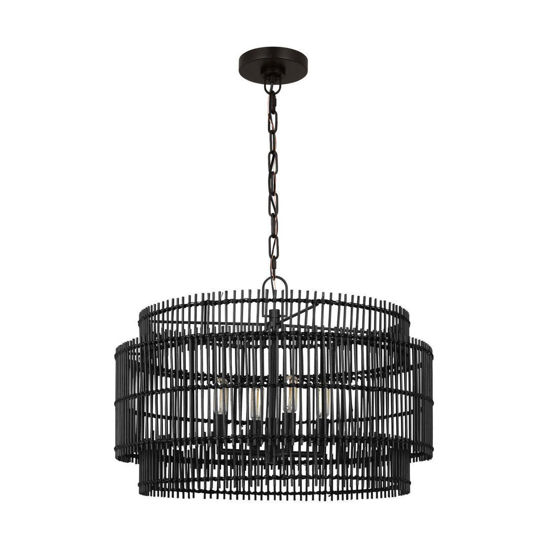 Visual Comfort Studio Canada - EP1394AI - Four Light Pendant - Elio - Aged Iron