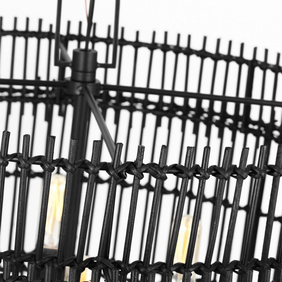 Visual Comfort Studio Canada - EP1394AI - Four Light Pendant - Elio - Aged Iron