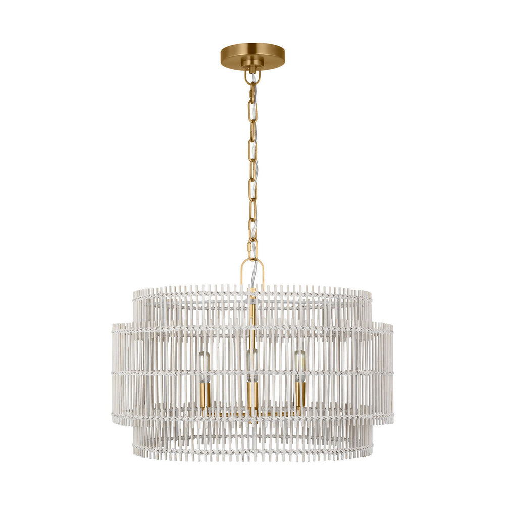 Visual Comfort Studio Canada - EP1394BBS - Four Light Pendant - Elio - Burnished Brass