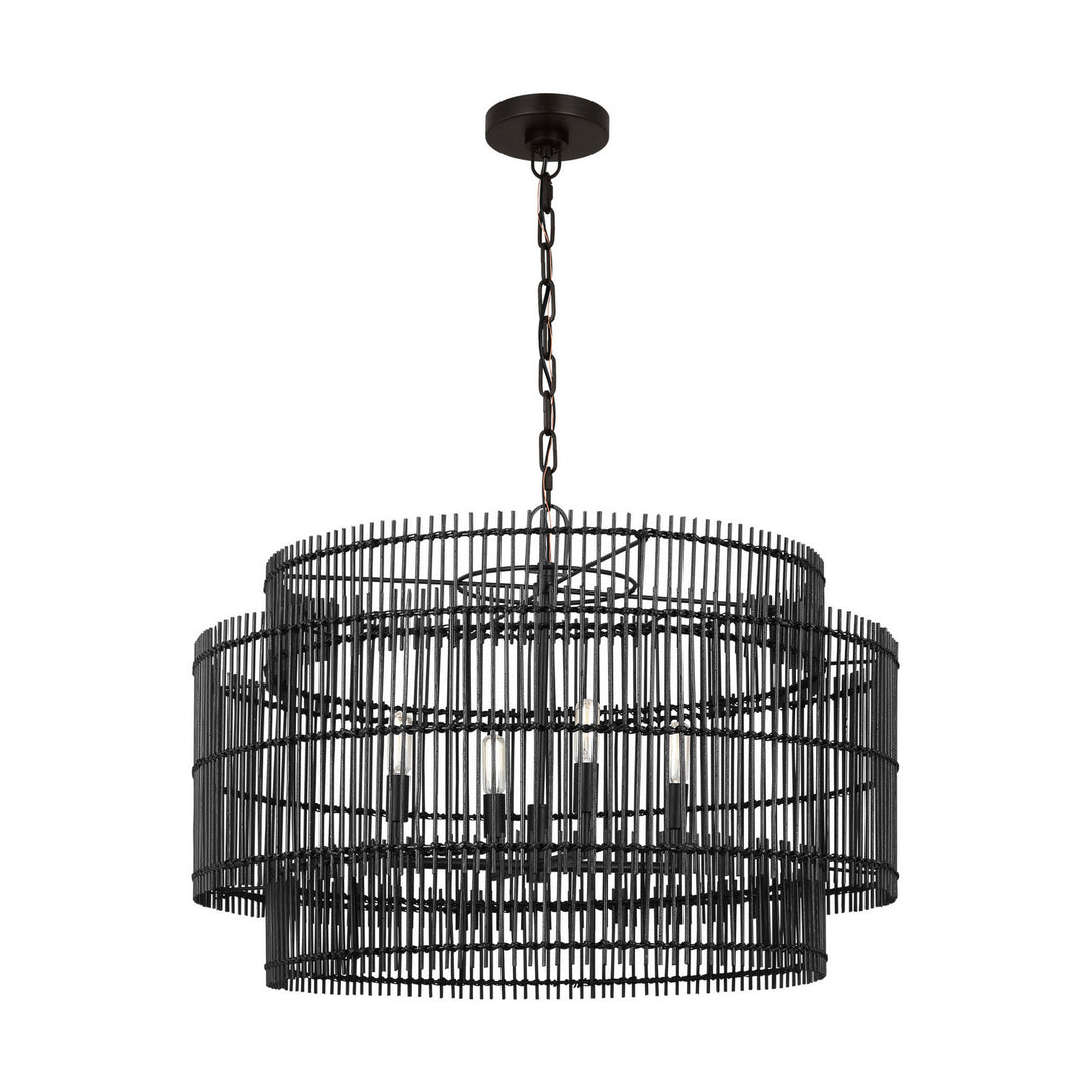 Visual Comfort Studio Canada - EP1404AI - Four Light Pendant - Elio - Aged Iron