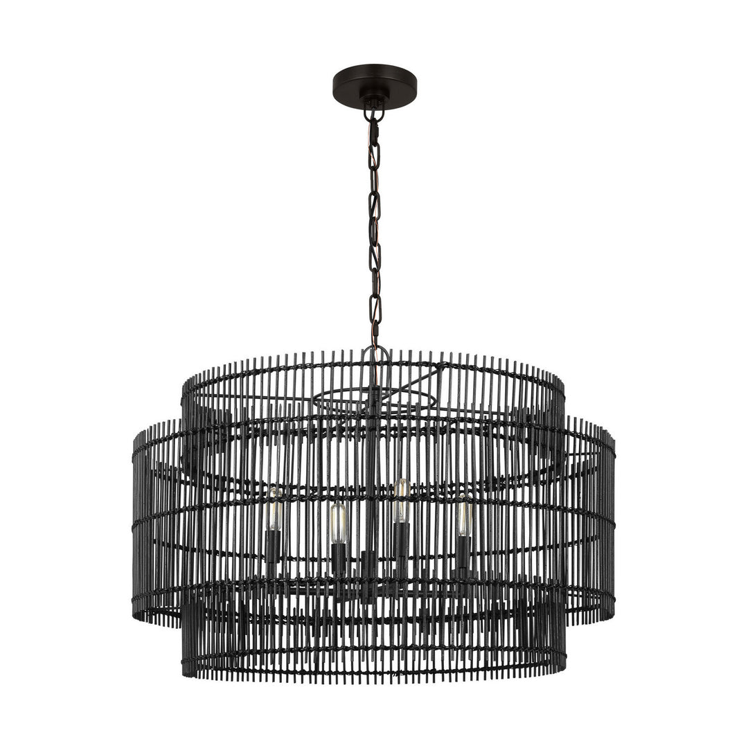 Visual Comfort Studio Canada - EP1404AI - Four Light Pendant - Elio - Aged Iron
