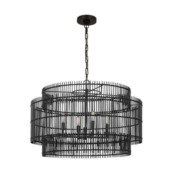 Visual Comfort Studio Canada - EP1404AI - Four Light Pendant - Elio - Aged Iron
