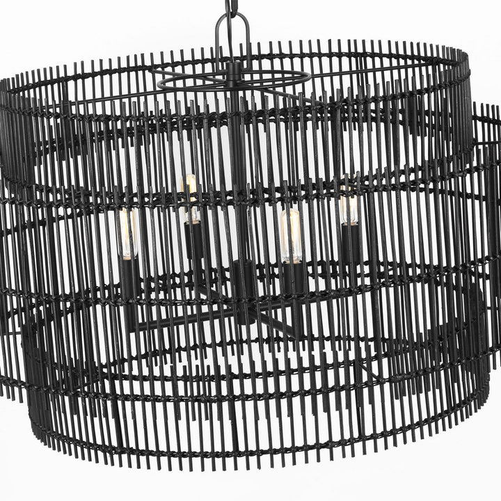 Visual Comfort Studio Canada - EP1404AI - Four Light Pendant - Elio - Aged Iron