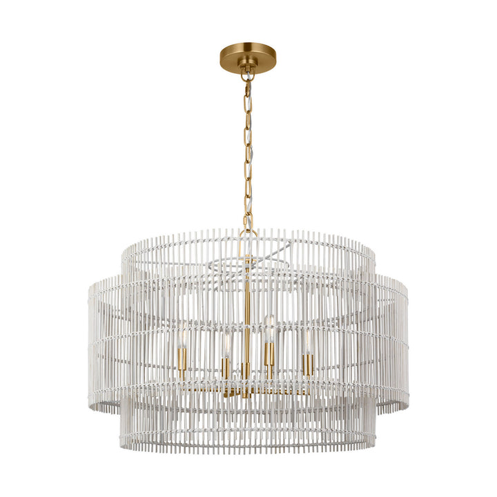 Visual Comfort Studio Canada - EP1404BBS - Four Light Pendant - Elio - Burnished Brass